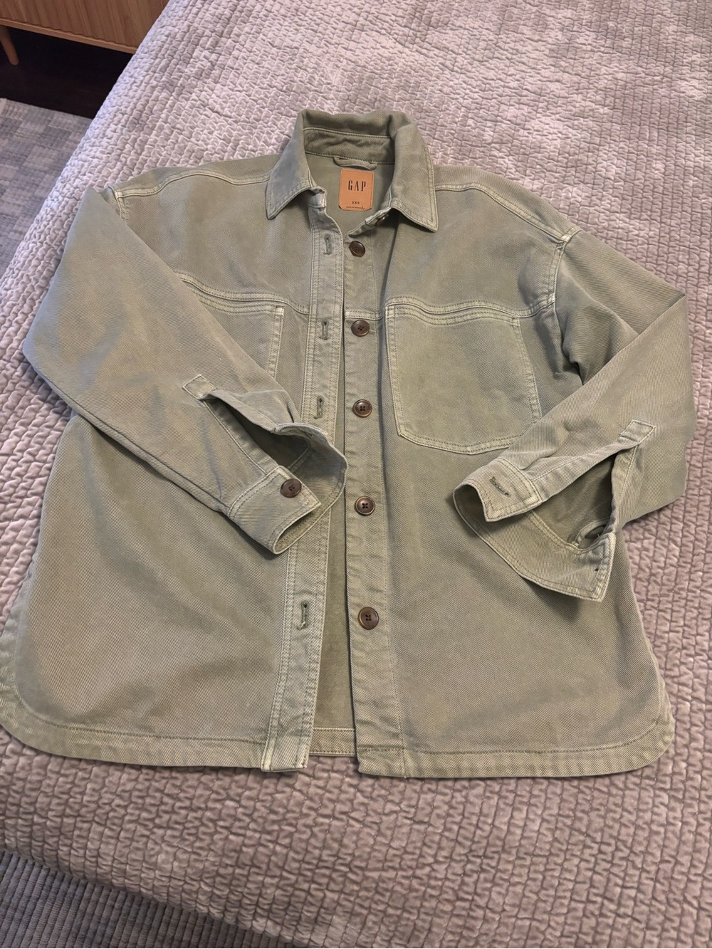 Gap Sage Green Shacket
